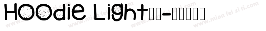 Hoodie Light字体字体转换